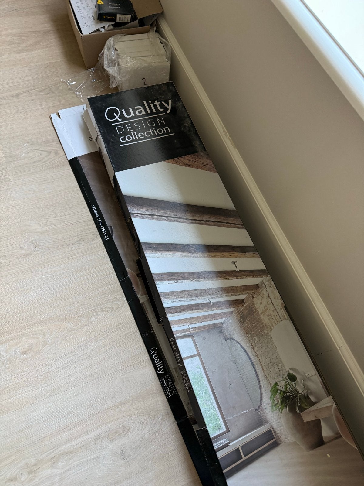 Hebeta Charente 5446 Plank XL Dryback PVC vloer, Ophalen, Beige, Nieuw, Vinyl