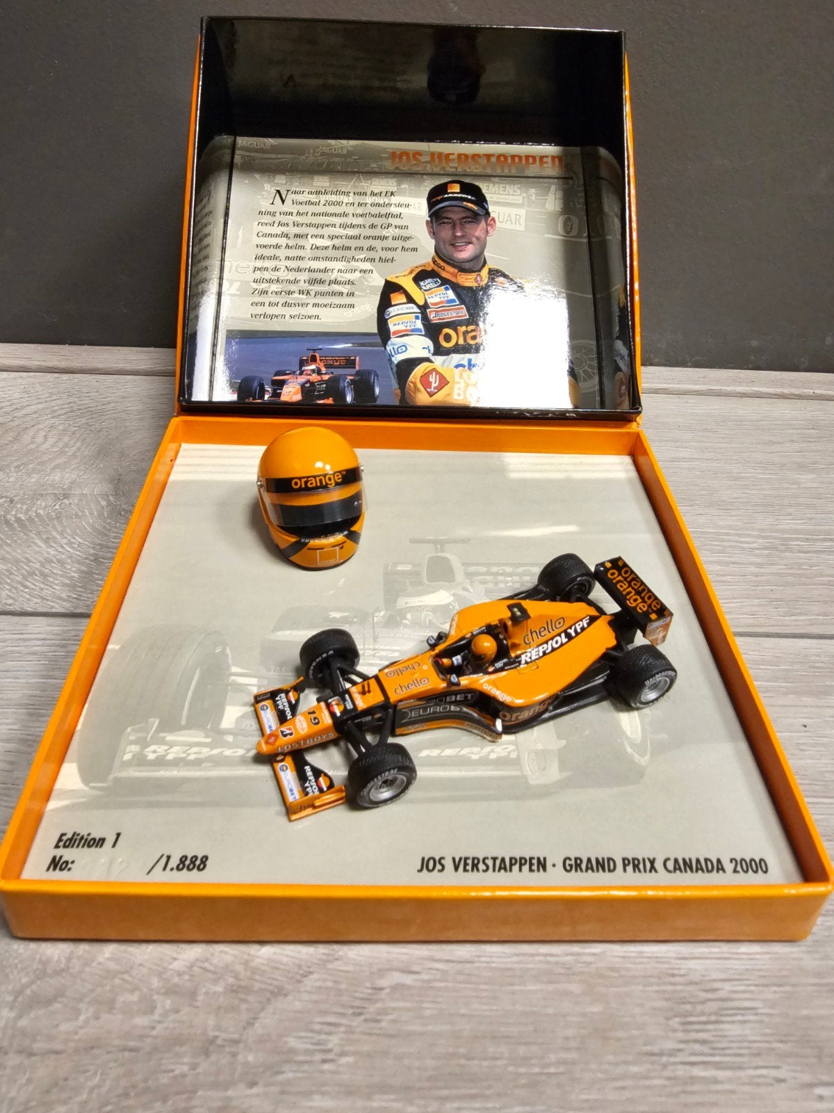 Jos Verstappen Arrows A21 Canada 2000 - Schaal 1/43, Ophalen of Verzenden, Zo goed als nieuw, Auto, Overige merken