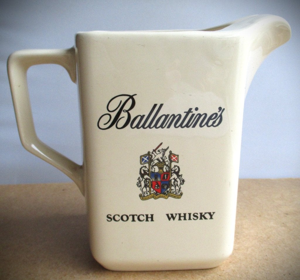 Whisky Ballantine's Scotch~Kan~Keramiek~Karaf, Ophalen of Verzenden, Zo goed als nieuw, Gebruiksvoorwerp