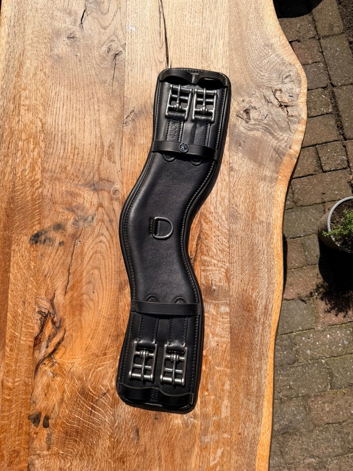 Leren singel (45 cm) te koop!, Dieren en Toebehoren, Ophalen of Verzenden, Zo goed als nieuw, Dressuur