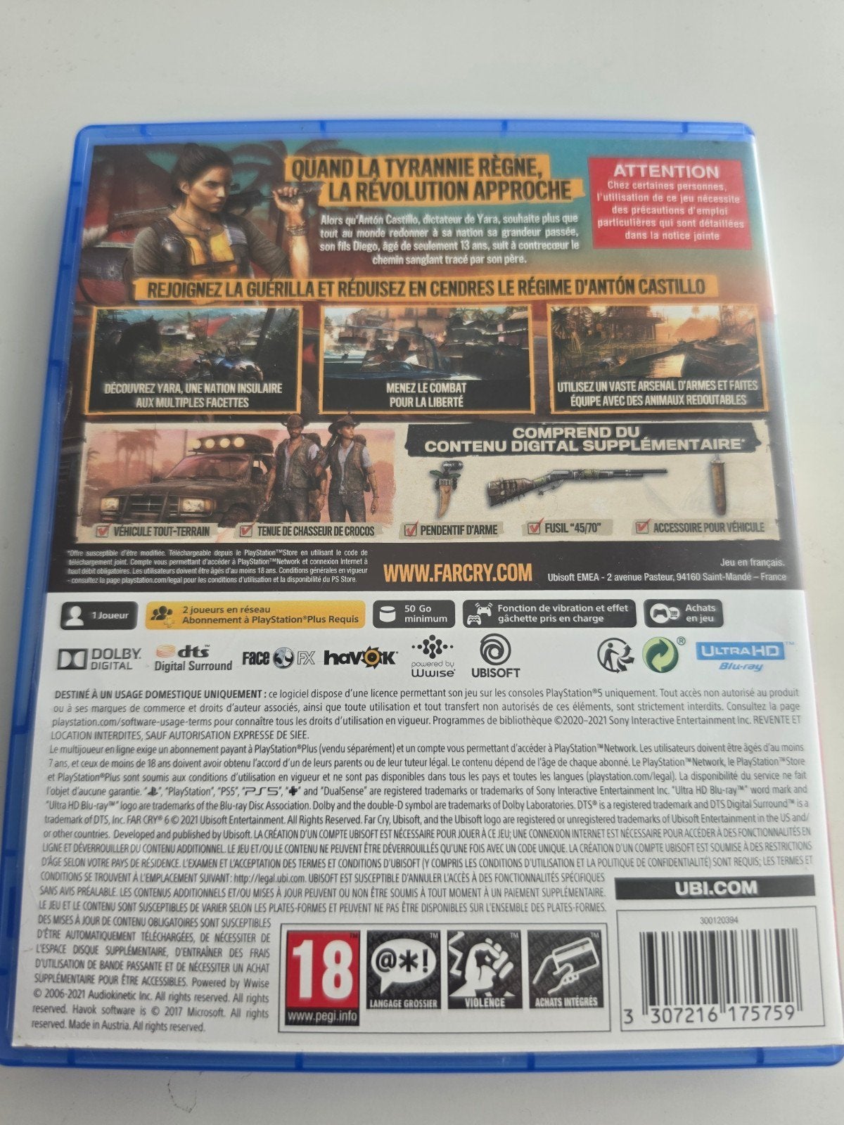 Far Cry 6 voor Playstation 5 Lees Beschrijving Aub, Ubisoft, Online, Vanaf 18 jaar, Shooter