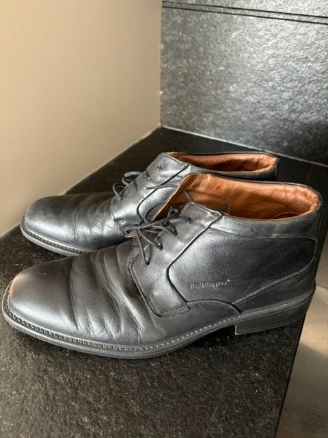 Schoenen Hush Puppies maat 41, Zwart, Ophalen of Verzenden, Zo goed als nieuw, Hush Puppies
