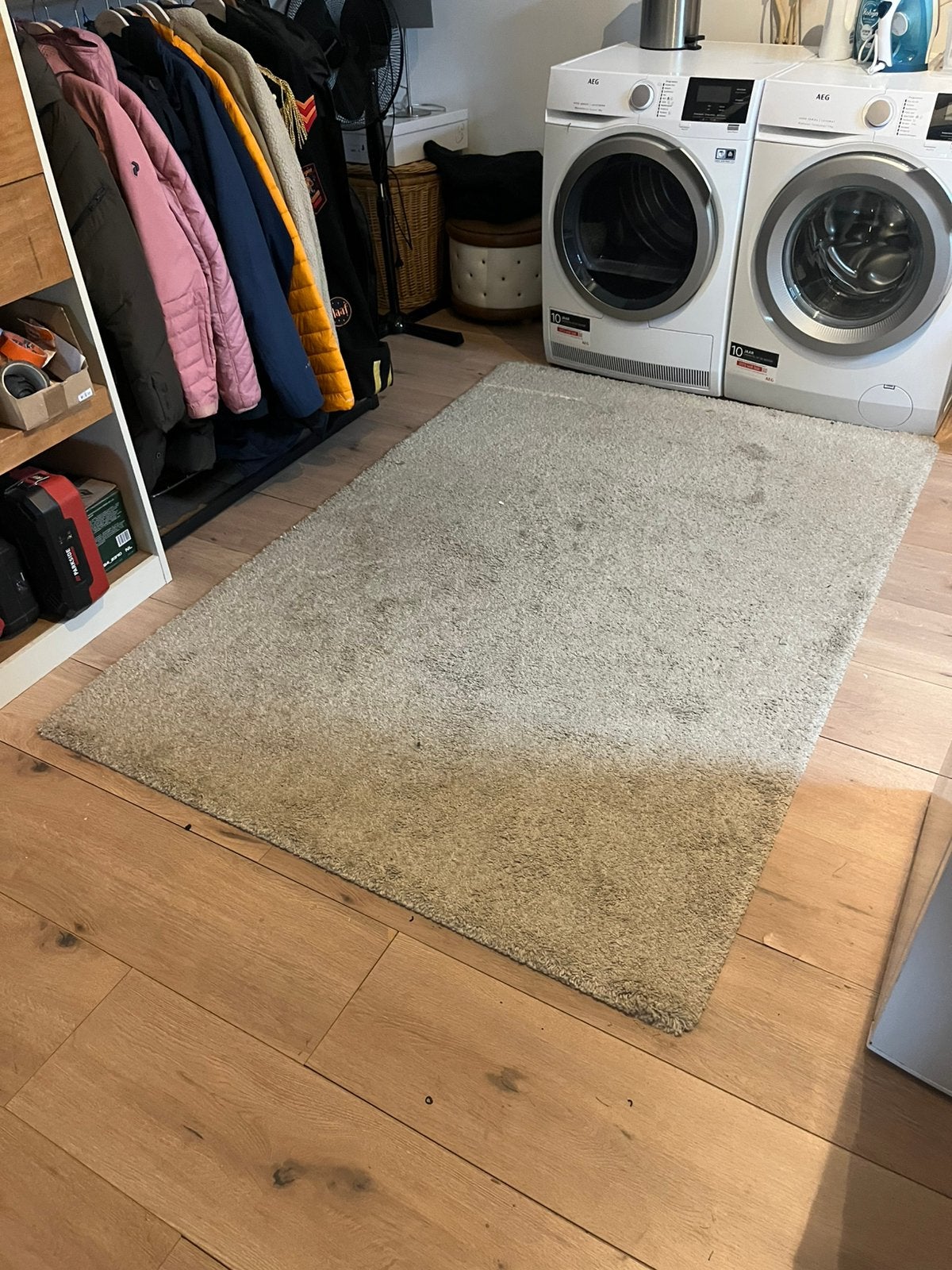 Vloerkleed Ikea beige Stoense, Huis en Inrichting, Beige, 200 cm of meer, Ophalen of Verzenden, Zo goed als nieuw