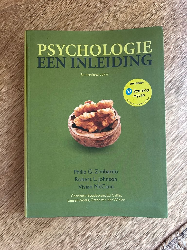 Psychologie een inleiding, Ophalen, Pearson, HBO, Zo goed als nieuw