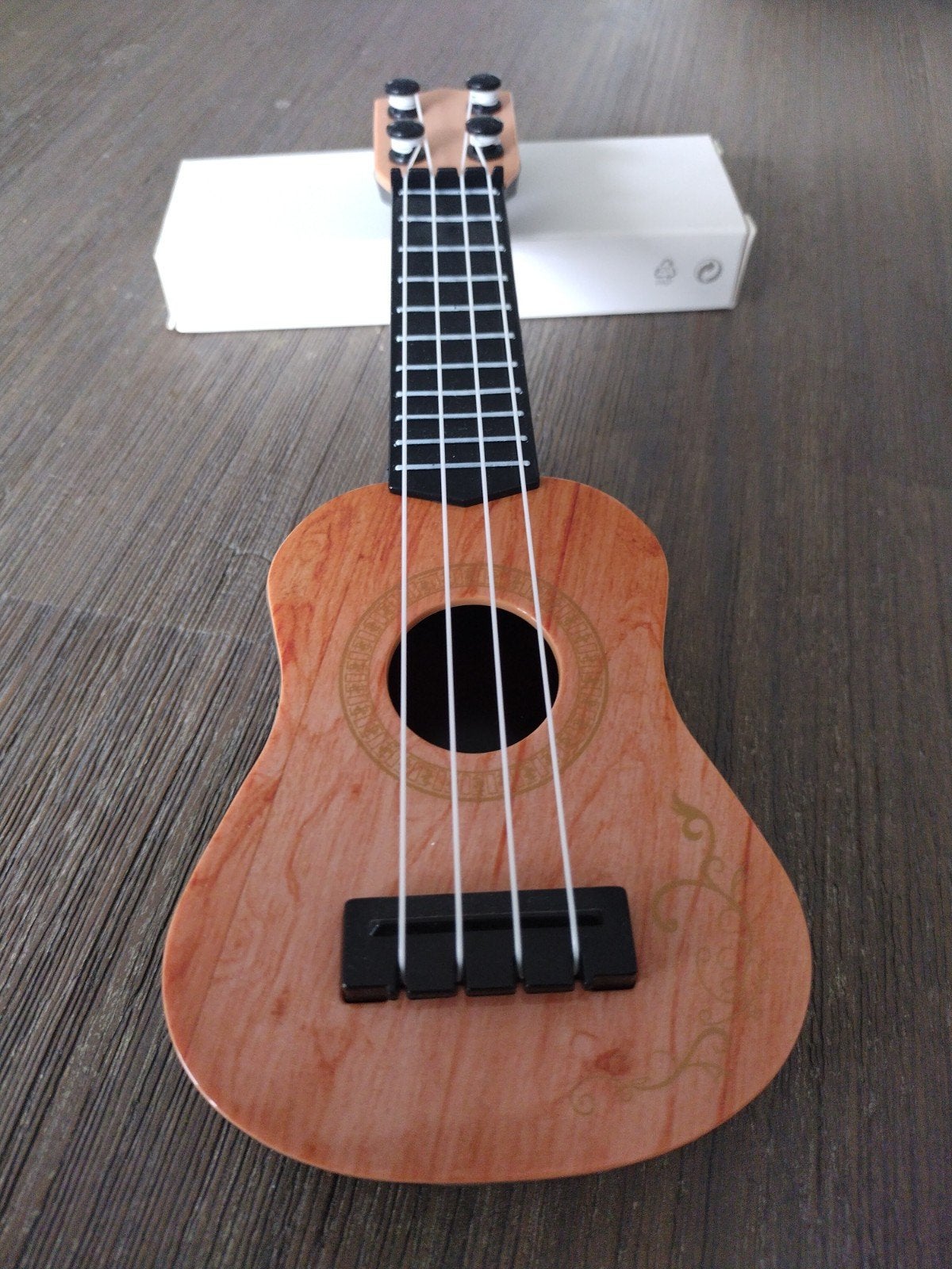 Leuke speelgoed ukelele voor kinderen, Ophalen of Verzenden, Zo goed als nieuw, Ukelele