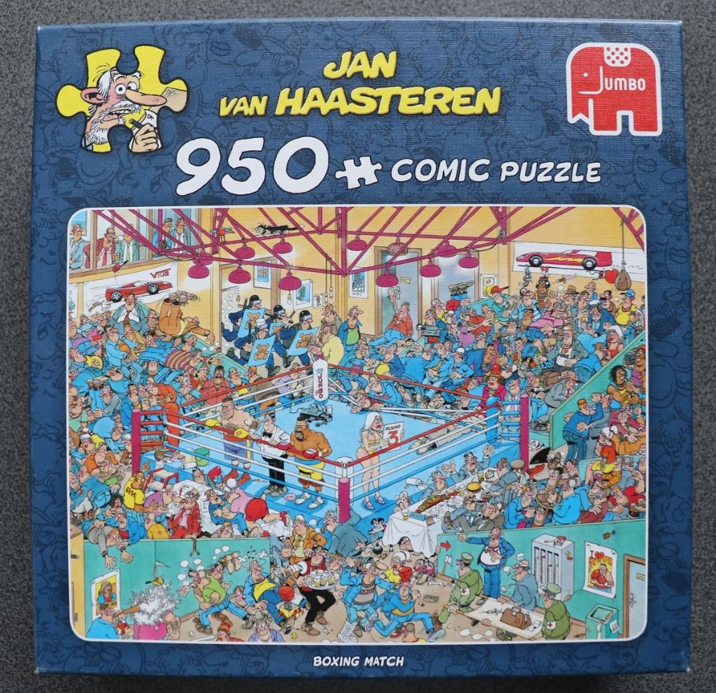 Jan van Haasteren Boxing Match, bokswedstrijd, 950 stukjes, Ophalen of Verzenden, 500 t/m 1500 stukjes, Zo goed als nieuw, Legpuzzel