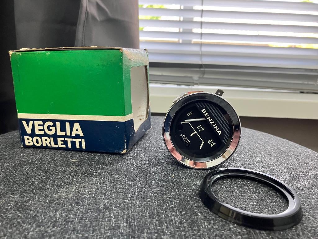 Veglia Borletti benzina / benzinemeter 52mm schuurvondst, Ophalen of Verzenden, Gebruikt, Alfa Romeo