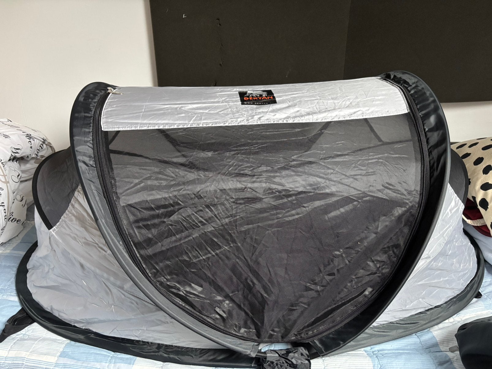 Deryan vouwtent baby, Caravans en Kamperen, Ophalen of Verzenden, Zo goed als nieuw, Tot en met 2