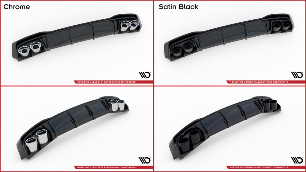 Diffuser + imitatie eindtips - Audi A7 C8 S-Line 17+, Ophalen of Verzenden