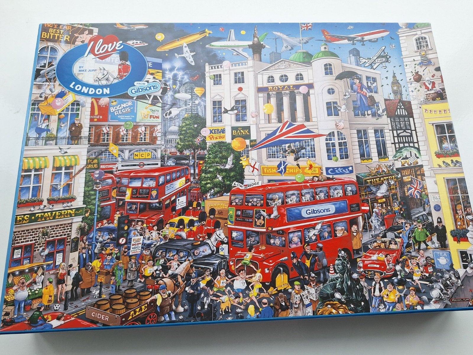 Puzzels van Gibsons, Fleroux en Jumbo, Ophalen of Verzenden, 500 t/m 1500 stukjes, Zo goed als nieuw