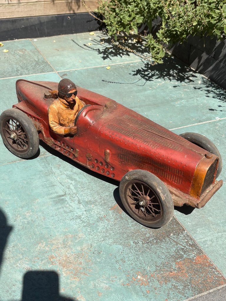 Antieke Bugatti raceauto, Antiek en Kunst, Antiek | Speelgoed, Ophalen