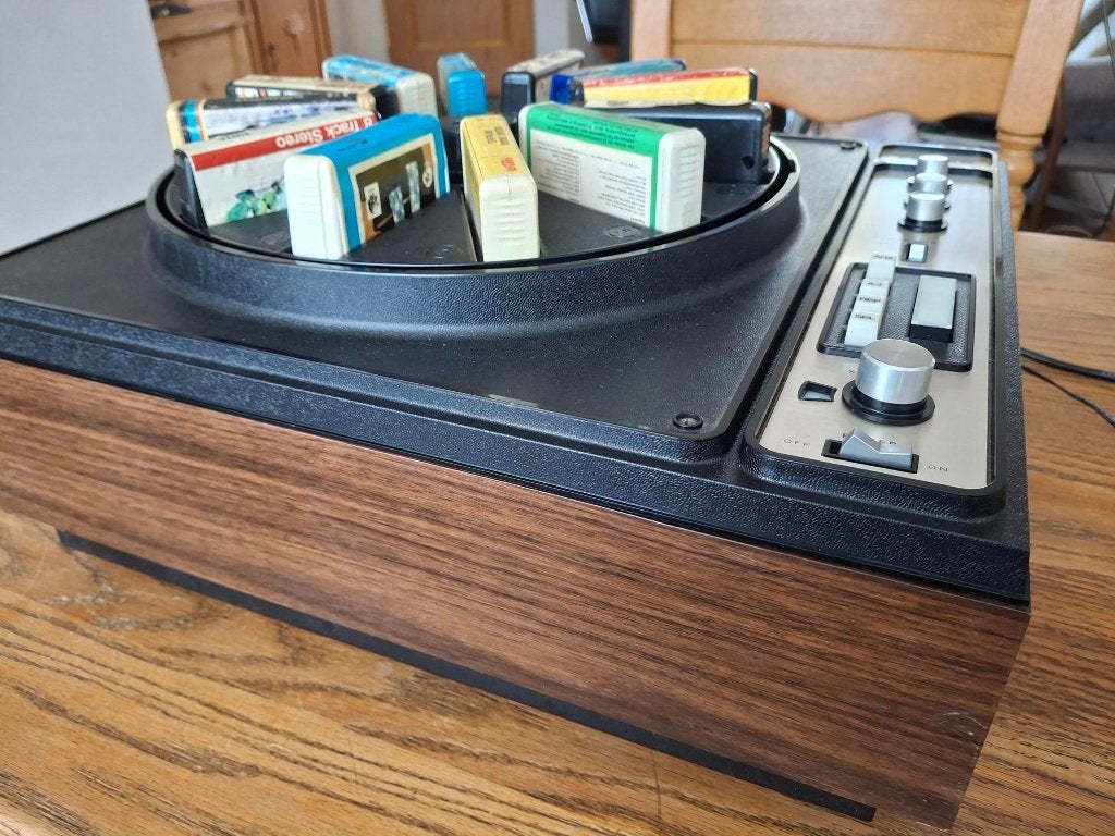 Vintage Telex 8-track carrousel/wisselaar model 48HP, Ophalen, Gebruikt, Minder dan 60 watt, Overige merken