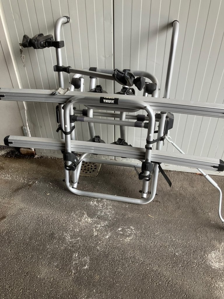 Fietsendrager Thule, Ophalen, 2 fietsen, Gebruikt, Achterklepdrager