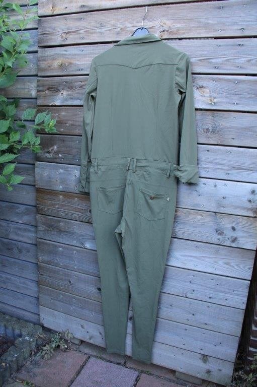 Jumpsuit kaki Y-Conic mt S travel Vaste prijs, Y-Conic, Ophalen of Verzenden, Zo goed als nieuw, Maat 36 (S)