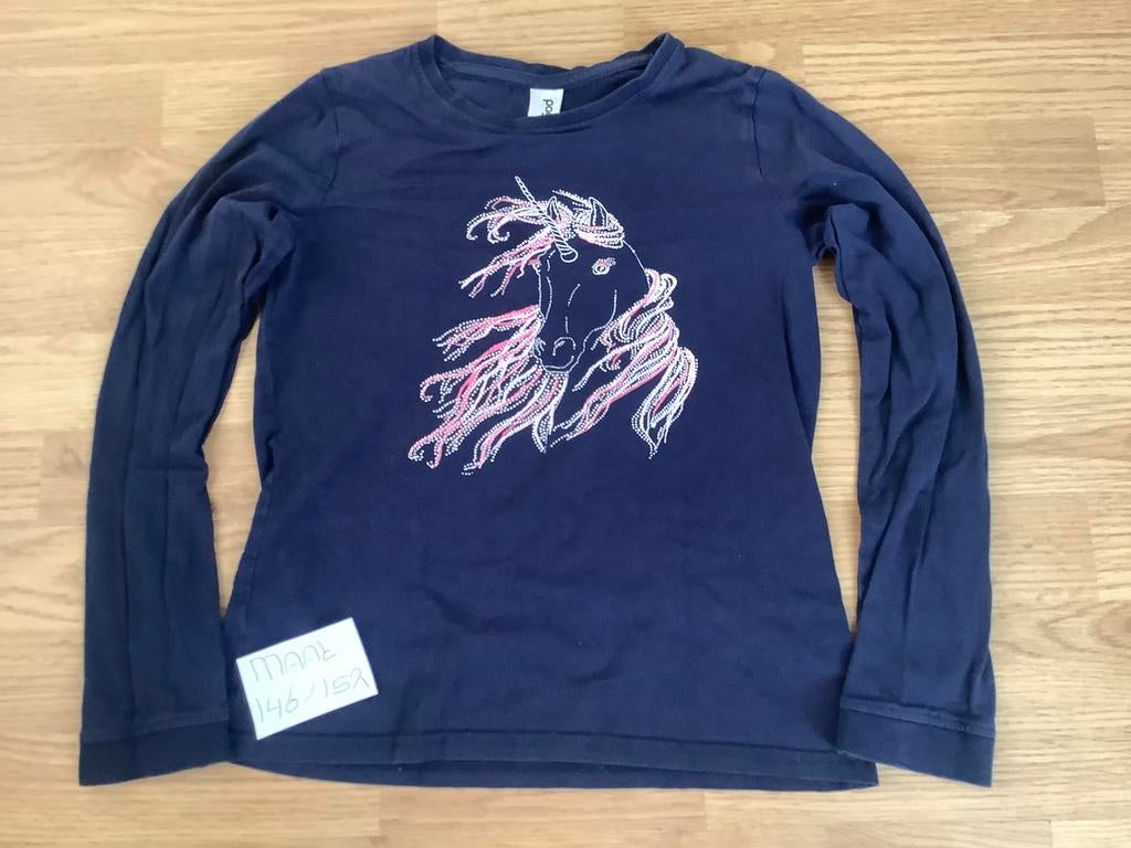 Leuk meisjes shirt met lange mouwen 146/152, Ophalen of Verzenden