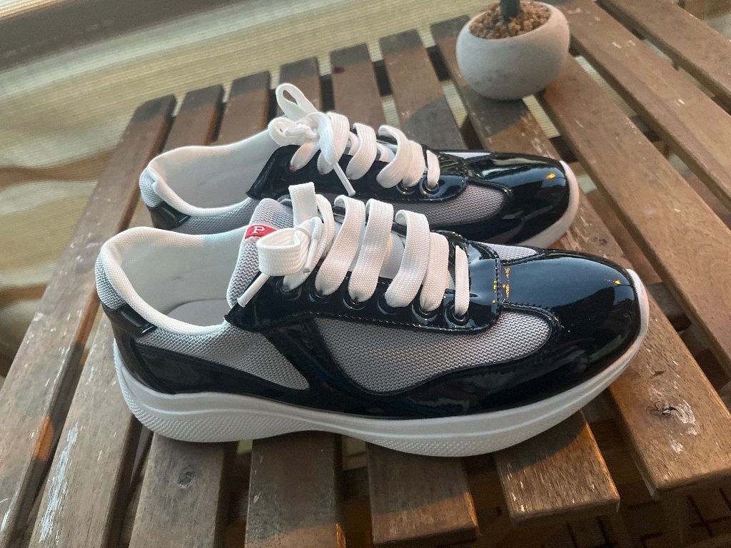 Prada American cup 41, Kleding | Heren, Schoenen, Verzenden, Zwart, Sneakers of Gympen, Zo goed als nieuw