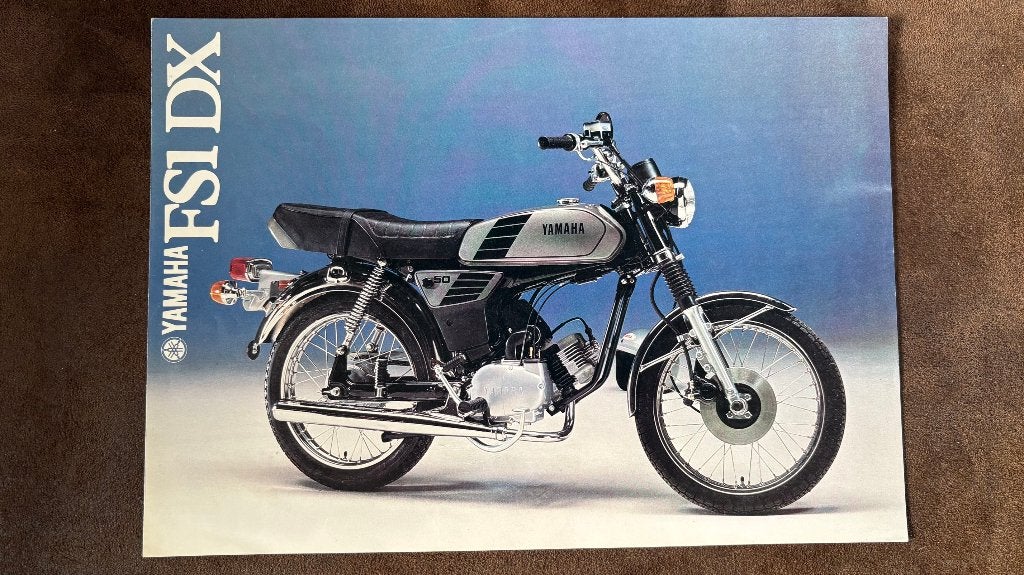 Yamaha FS1 folder duits bouwjaar 1980, Fietsen en Brommers, Ophalen of Verzenden, Zo goed als nieuw