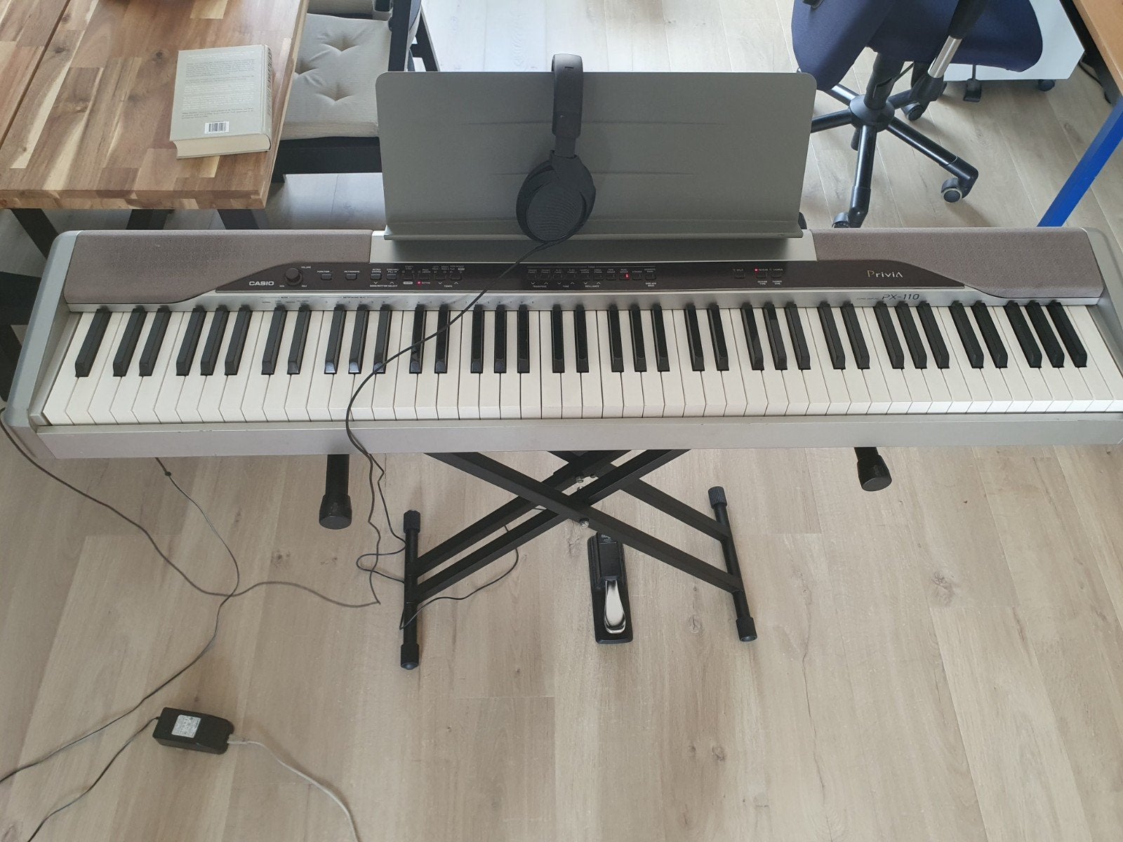 Casio Privia PX-110 Digitale Piano met Accessoires, Muziek en Instrumenten, Piano's, Ophalen, Gebruikt, Overige kleuren, Digitaal