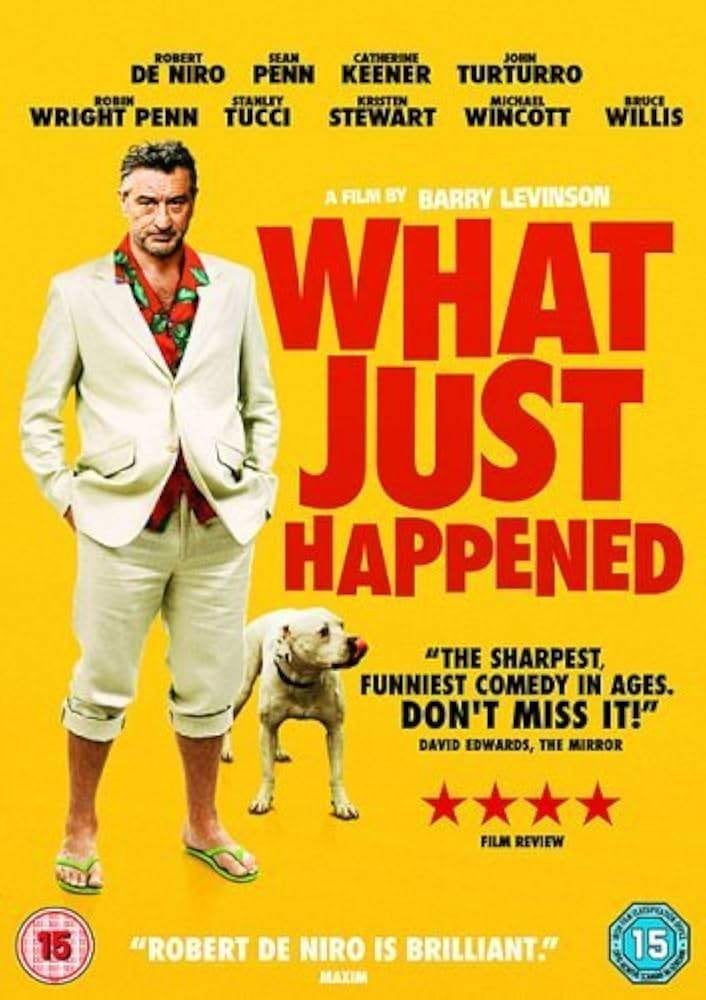 DVD WHAT JUST HAPPENED ROBERT DE NIRO SEAN PENN BRUCE WILLIS, Alle leeftijden, Verzenden, Zo goed als nieuw, Actiekomedie