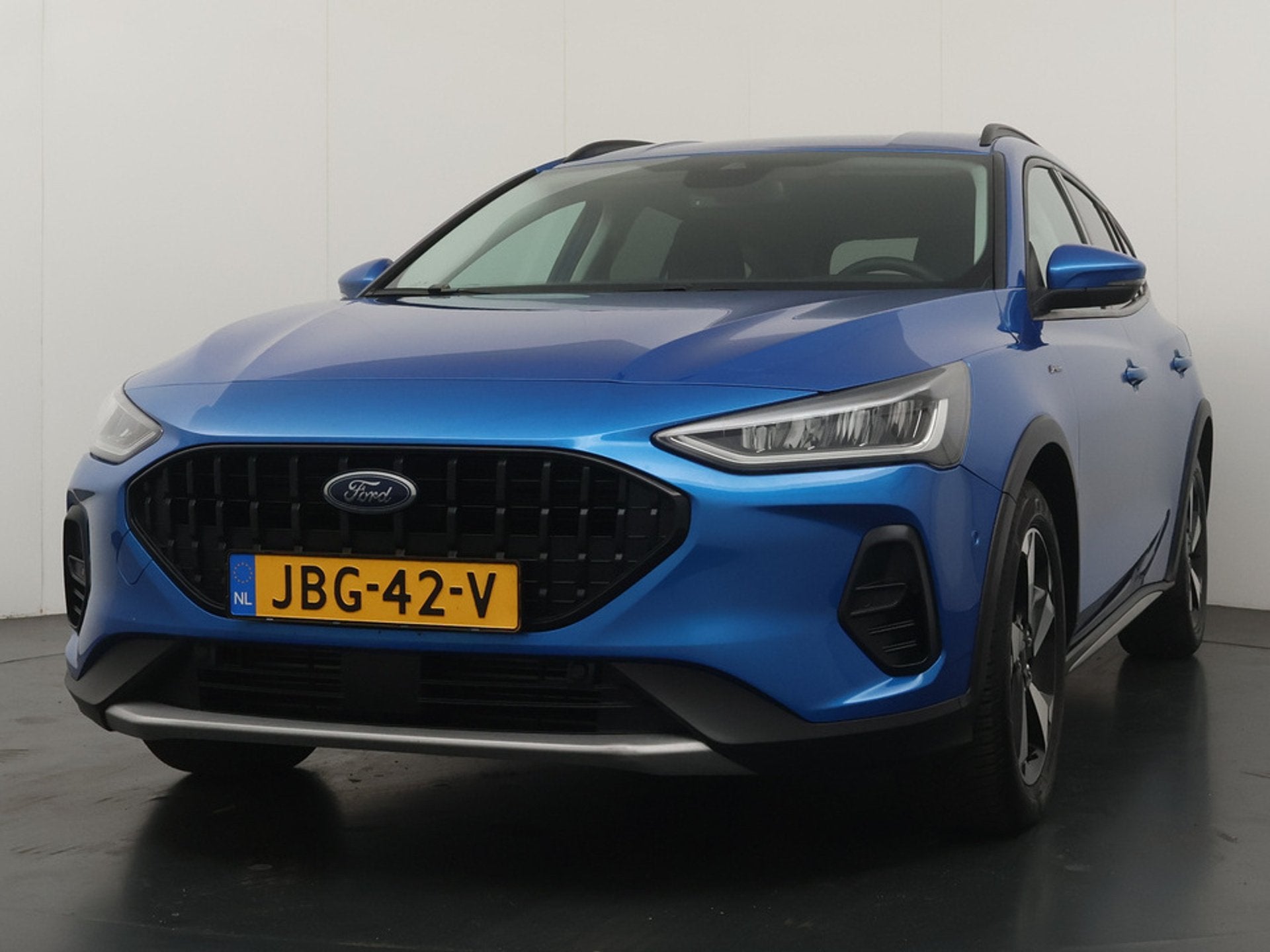 Ford FOCUS Wagon 1.0 EcoBoost Hybrid Active X - Trekhaak - A, Dealer onderhouden, Stof, Gebruikt, Blauw