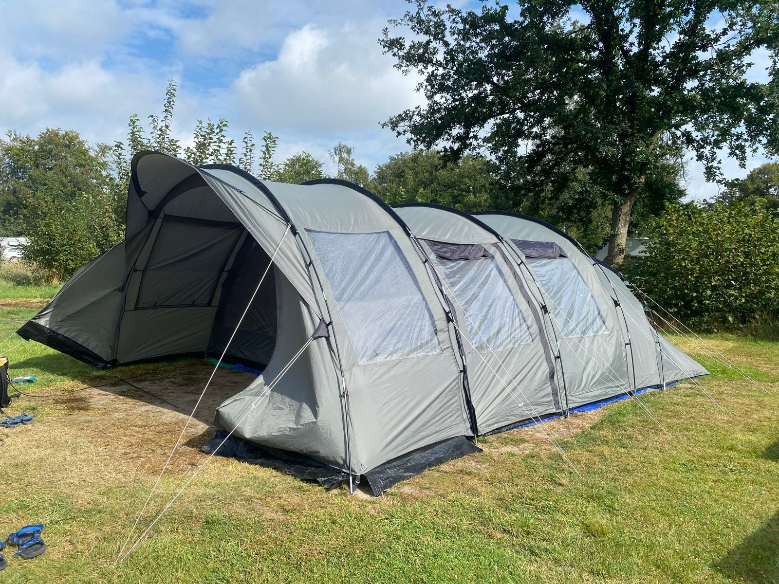 Ruime tunneltent redwood outdoor birch 6 PO, Caravans en Kamperen, Ophalen, Gebruikt, Tot en met 6