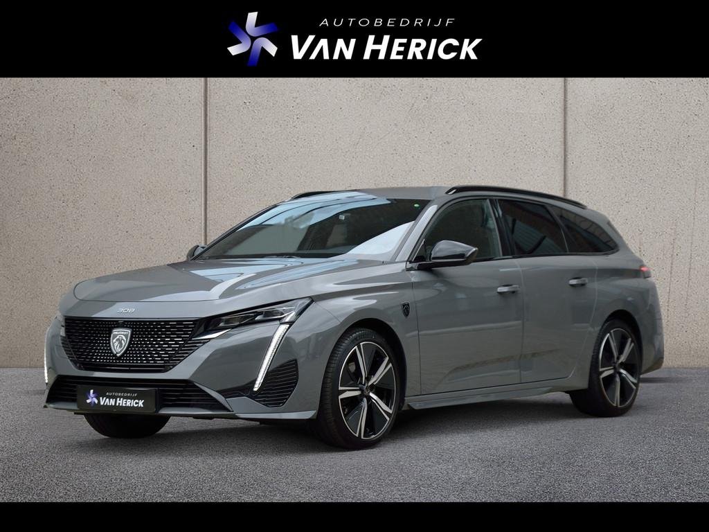 Peugeot 308 SW 1.2 PureTech GT 130PK Automaat | Navigatie |, Zwart, 1199 cc, Origineel Nederlands, 130 pk