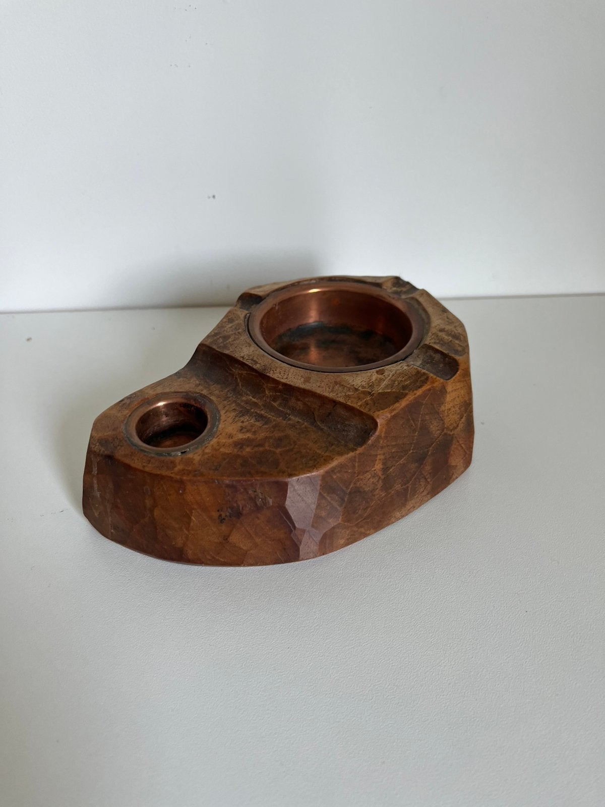 Antroposofische kandelaar/asbak/bakje, Ophalen of Verzenden, Overige materialen