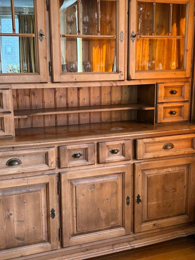 Buffetkast oud grenen, Huis en Inrichting, Kasten | Buffetkasten, Ophalen, Gebruikt, 200 cm of meer, 150 tot 200 cm