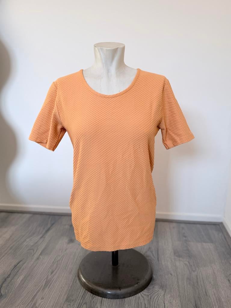 1.2.3 Un Deux Trois T-shirt Maat 42/44 (L) Oranje, Maat 42/44 (L), Oranje, Ophalen of Verzenden, Zo goed als nieuw