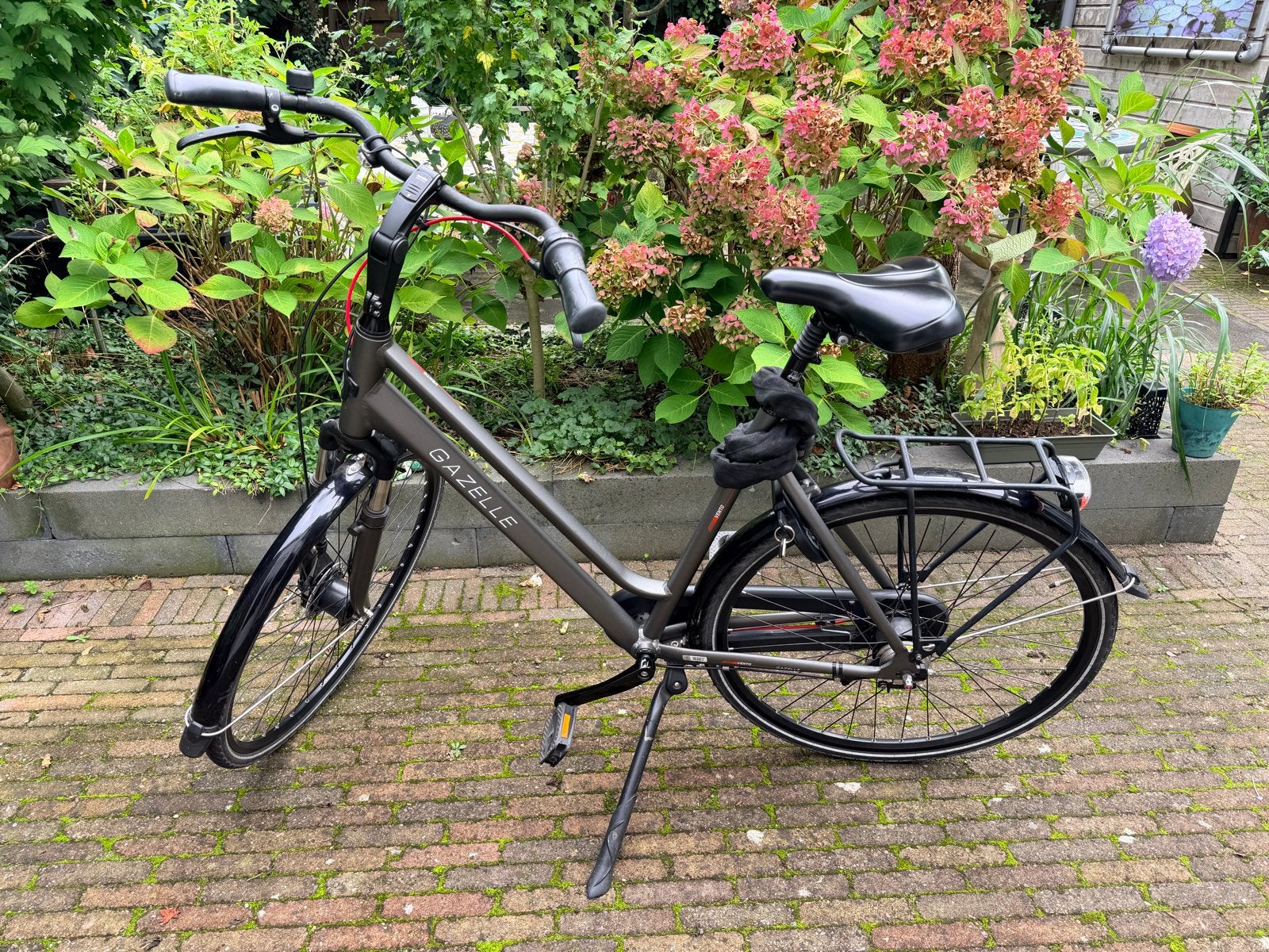 Gazelle Vento C7 Damesfiets - Desert Titanium Grey, Ophalen, Gebruikt, Versnellingen, 56 cm of meer