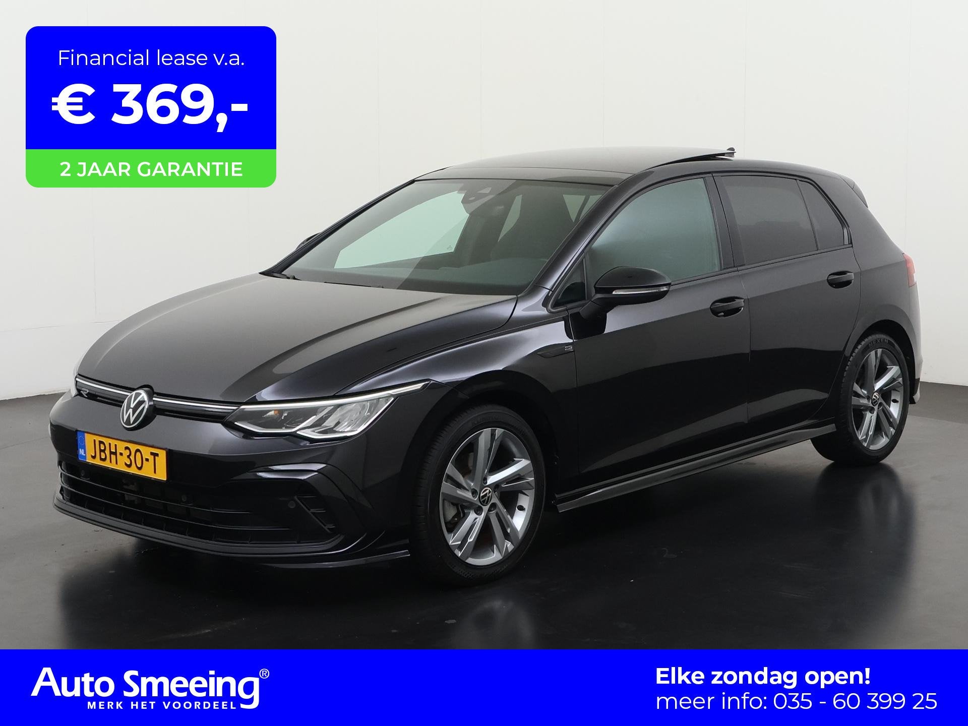 Volkswagen Golf 1.5 eTSI R-Line DSG | Schuifdak | DCC Adapti, Auto's, Euro 6, 4 cilinders, Zwart, Golf