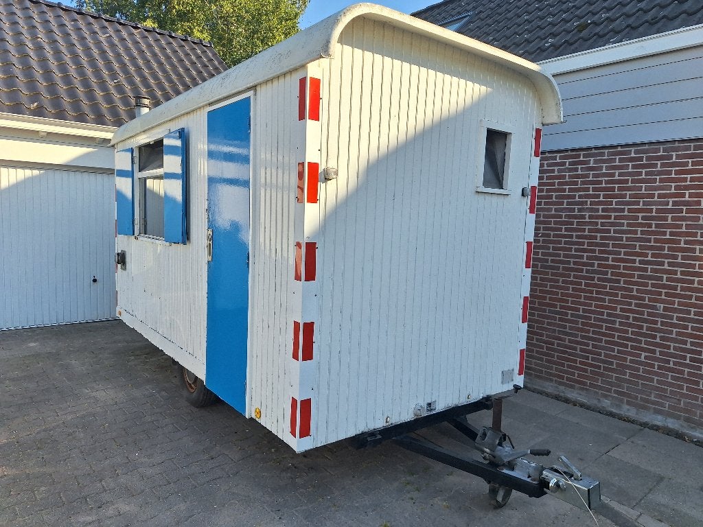 Pipowagen, schaftwagen, schaftkeet, tiny house ,keet, Doe-het-zelf en Verbouw, Bouwketen en Schaftketen, Ophalen