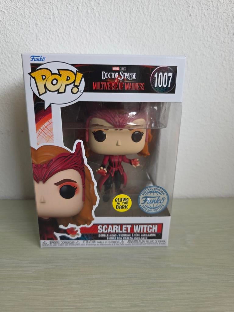 Scarlet Witch - Glow in the Dark Funko Exclusive - 1007, 21 Holborn Viaduct, London, EC1A 2DY, SupportEMEA@Funko.com, Funko, Nieuw