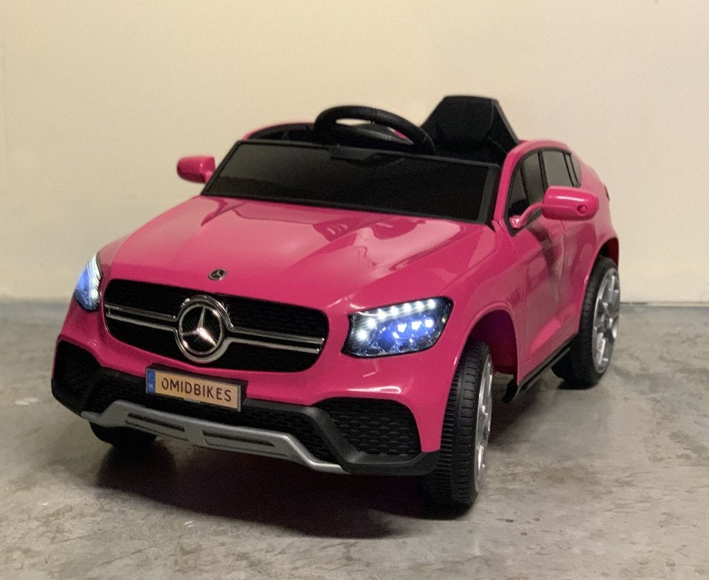 Mercedes GLC Coupe 12v roze RC - Leder zit - Rubberband, Ophalen of Verzenden, Nieuw, Overige typen