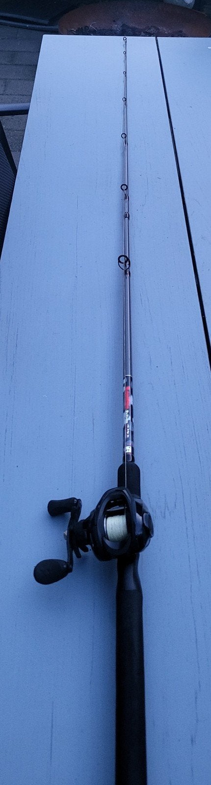 Hengel en reel set - Mitchell Baitcast 2.10m 20-40gr, Ophalen of Verzenden, Gebruikt, Complete hengel