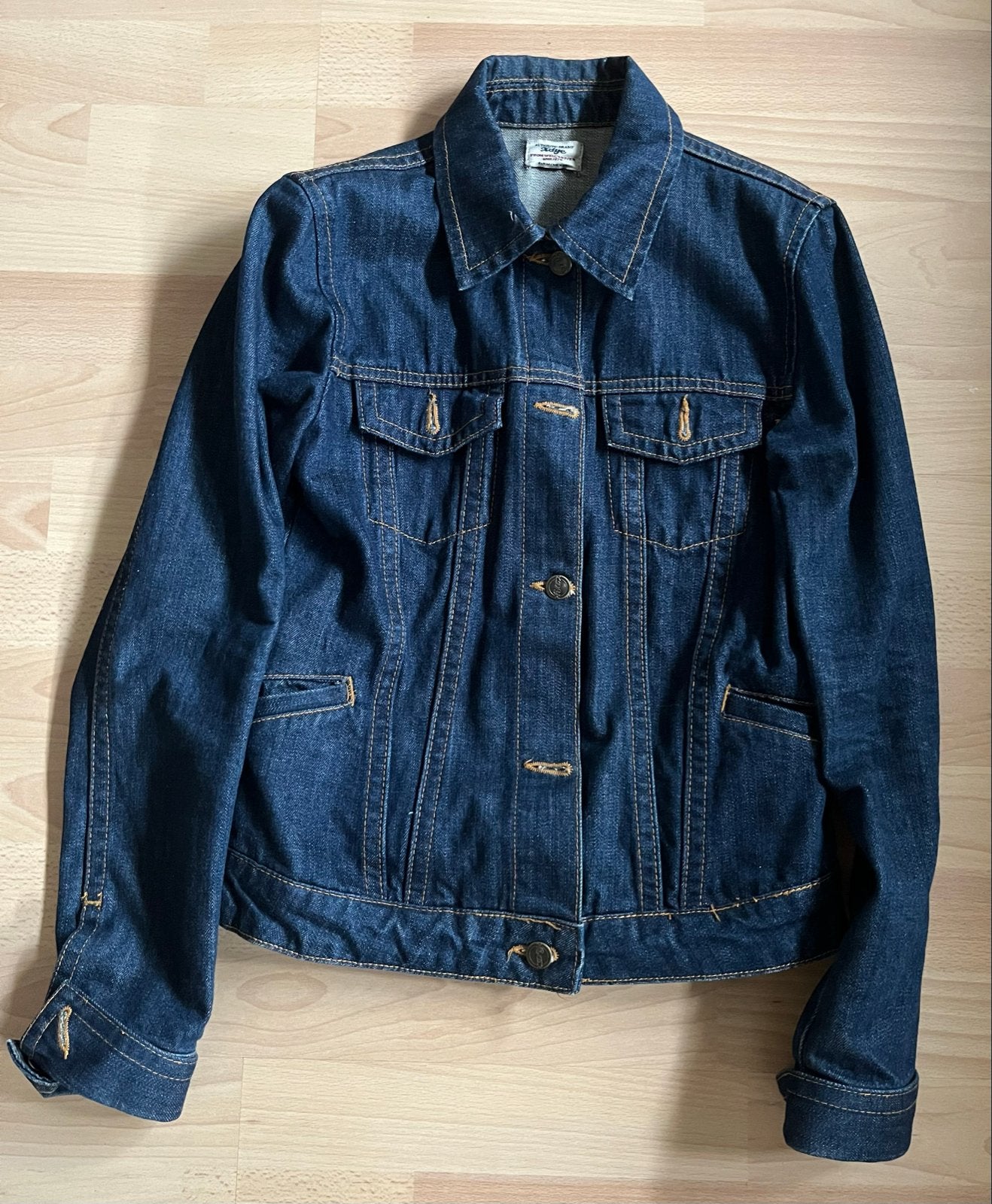 Stoer spijkerjack van Xdye, maat M, Ophalen of Verzenden, Zo goed als nieuw, Maat 36 (S), Blauw