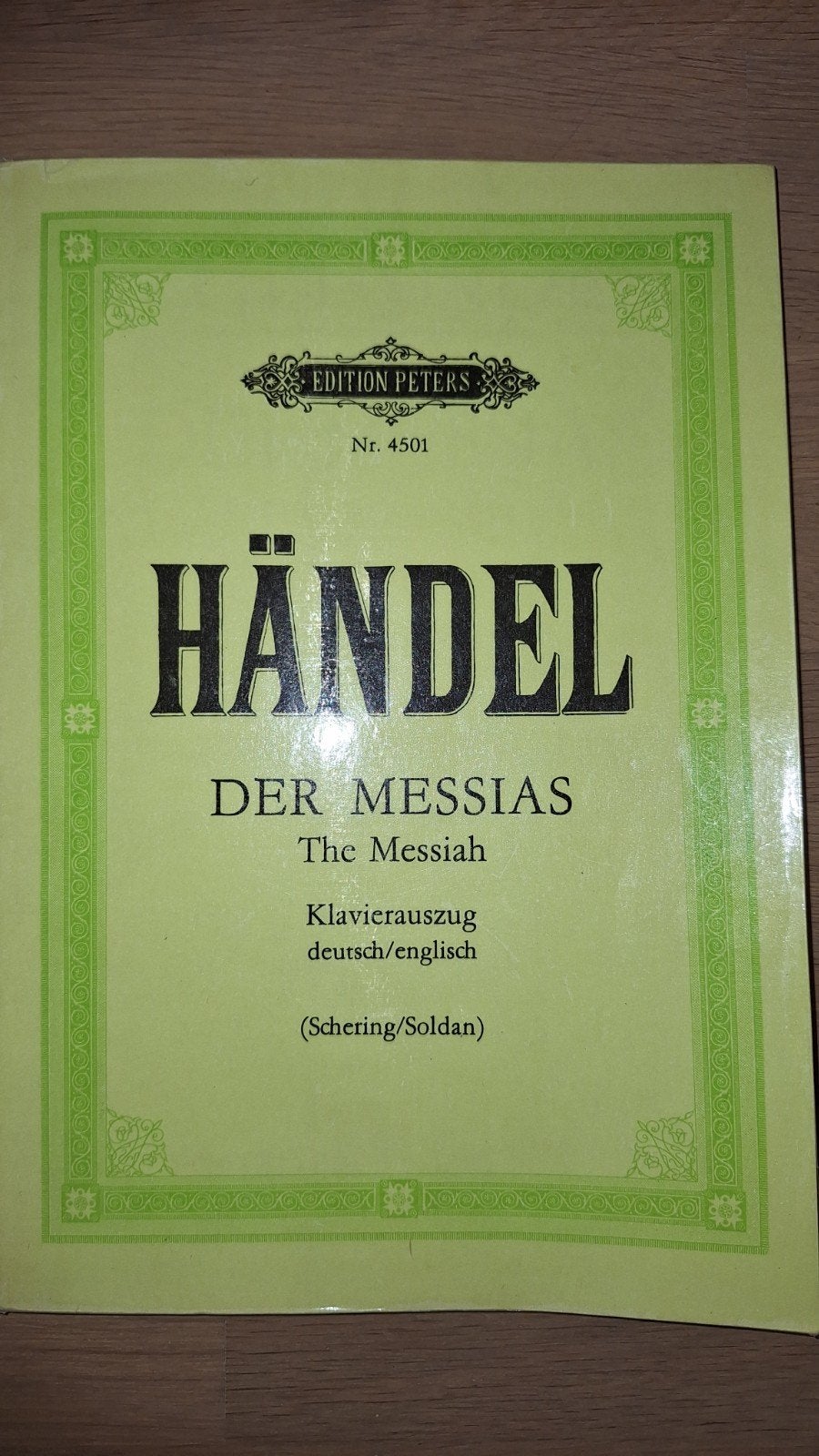 Der Messias / The Messiah Handel, Muziek en Instrumenten, Bladmuziek, Gebruikt, Klassiek, Ophalen of Verzenden, Artiest of Componist
