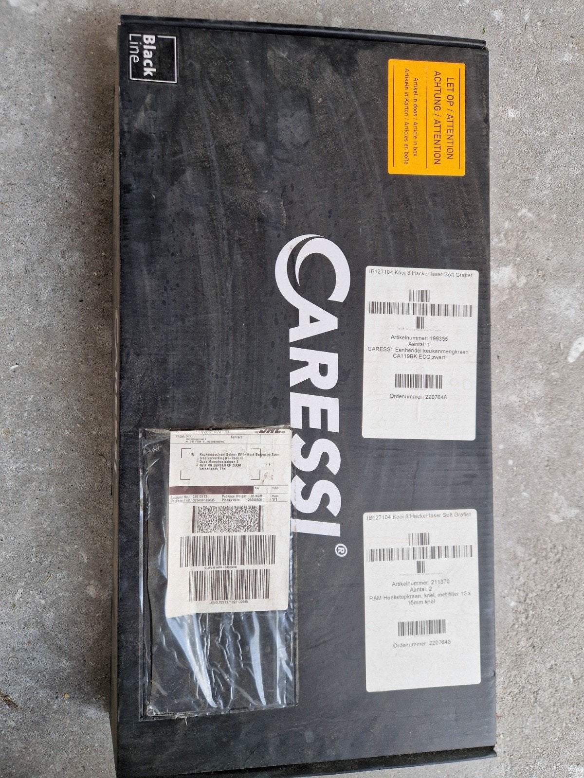 Nieuwe Caressi CA119BK kraan zwart, Ophalen, Nieuw