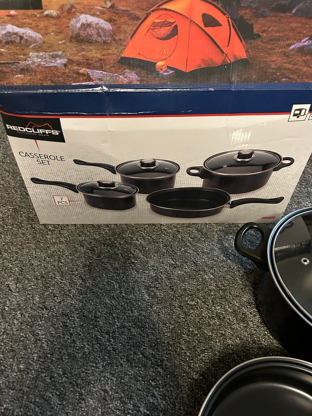Redcliffs Outdoor Pannenset 7-delig voor Camping, Ophalen, Zo goed als nieuw