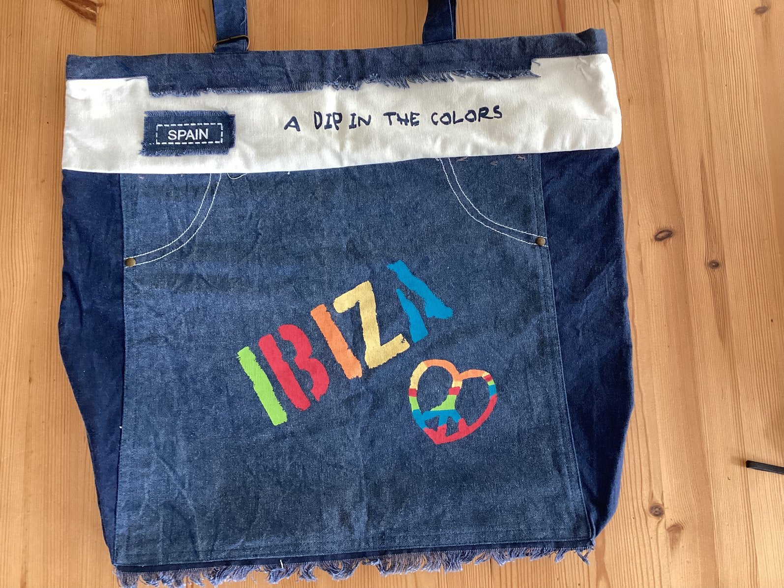 Grote reis/sport/strand/boodschappentas van ARUBA en IBIZA, Ophalen of Verzenden, Nieuw, Shopper
