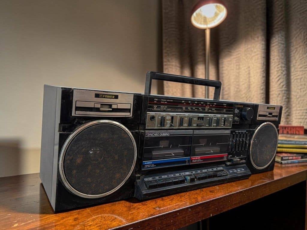 vintage radio / boombox Fisher PH W405L, Ophalen