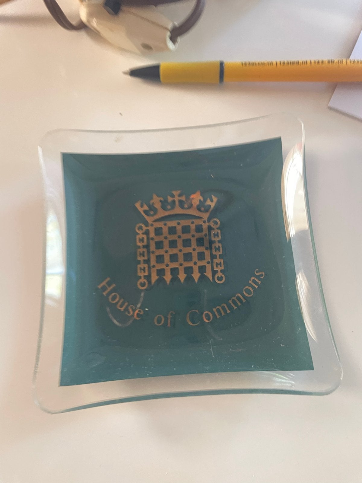 Glazen schaaltje House of Commons, Ophalen of Verzenden