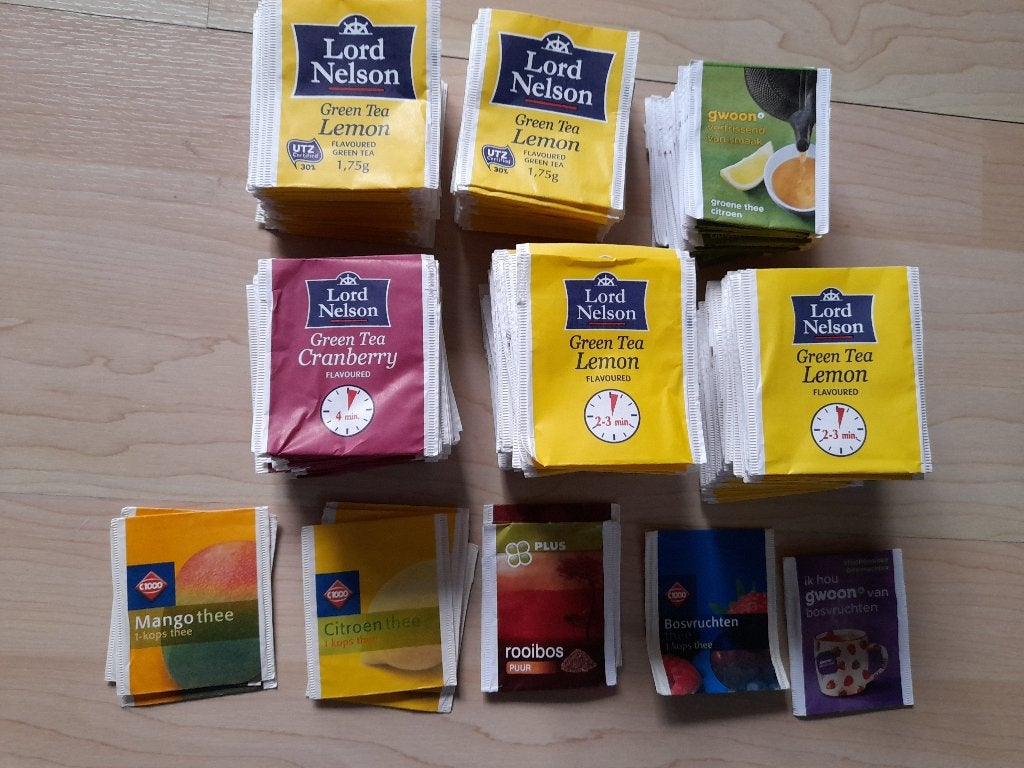NIEUW 400 LEGE THEEZAKJES DIVERSE SOORTEN, Ophalen of Verzenden, Nieuw