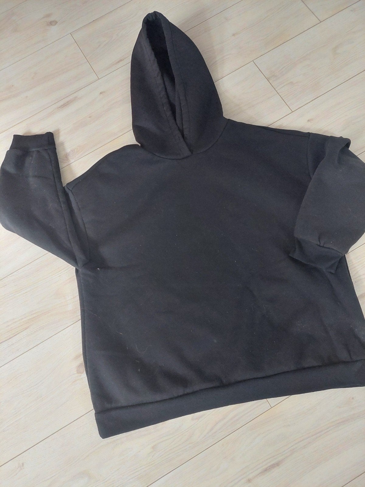 Shein Curve Hoodie Zwart 3XL met print, Kleding | Dames, Ophalen of Verzenden