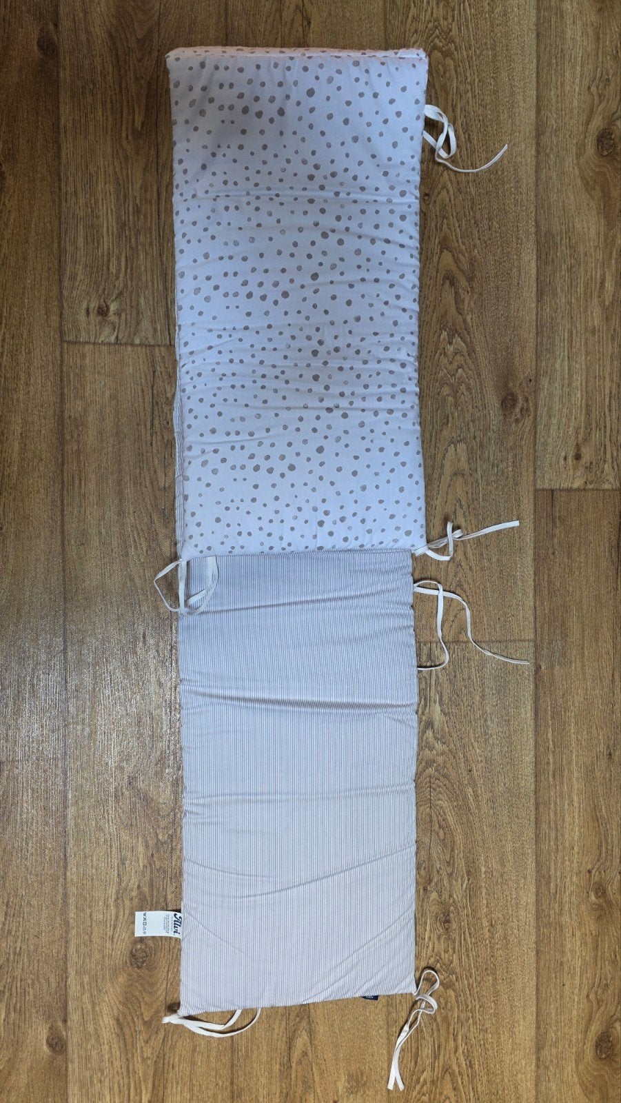 Nieuwe boxbumper / bedomrander - 180x30cm, Jongetje of Meisje, Nieuw, Ophalen of Verzenden, Wit