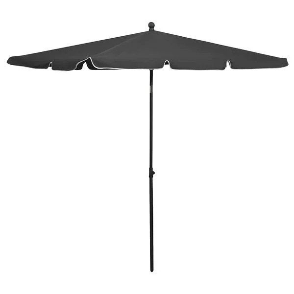 Parasol met paal 210x140 cm antracietkleurig nieuw in doos, Tuin en Terras, ., Nieuw, Ophalen of Verzenden, ..