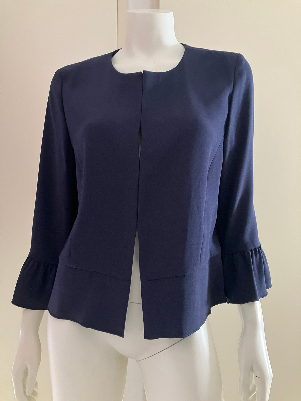 Claudia Sträter blauw jasje maat 40, Kleding | Dames, Ophalen of Verzenden, Zo goed als nieuw, Maat 38/40 (M), Blauw