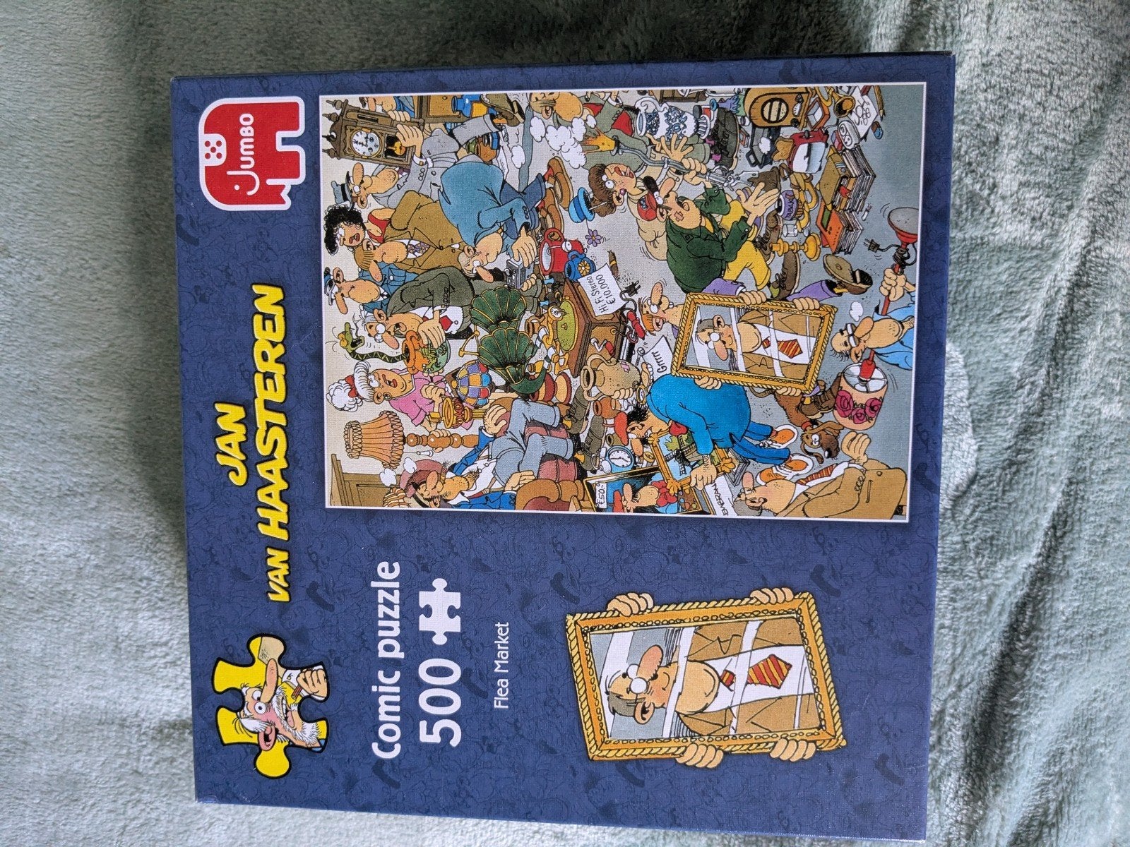 Jan van Haasteren puzzel - Vlooienmarkt - 500 stukjes, Ophalen, 500 t/m 1500 stukjes, Zo goed als nieuw