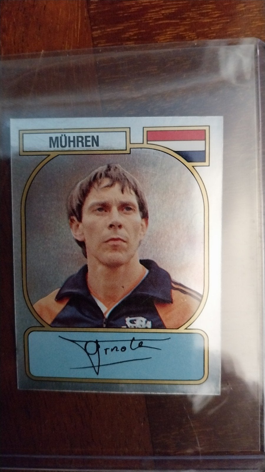 Panini Voetbal 89 sticker #352 - Arnold Mühren, Ophalen of Verzenden, Zo goed als nieuw, Sticker