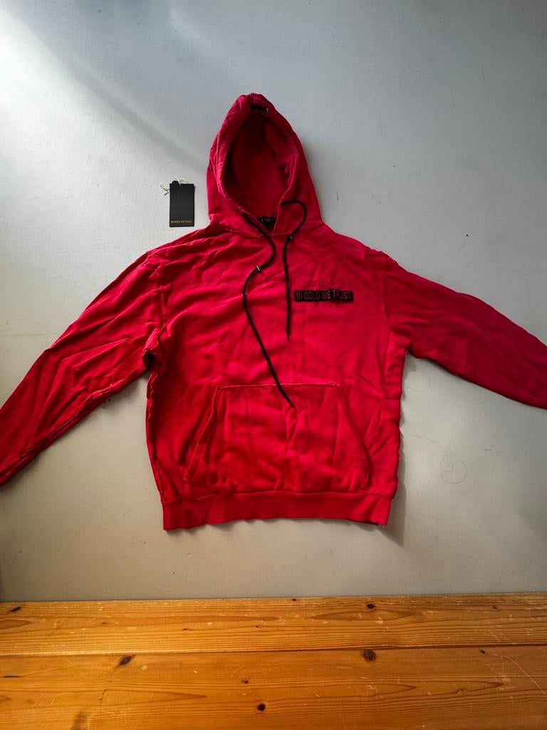 In Gold We Trust Hoodie "The Vic" - Zeldzaam! Maat S, Ophalen of Verzenden, Zo goed als nieuw, Maat 46 (S) of kleiner, Rood